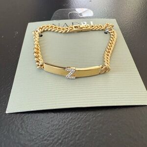 NET Nadri initial Z bracelet